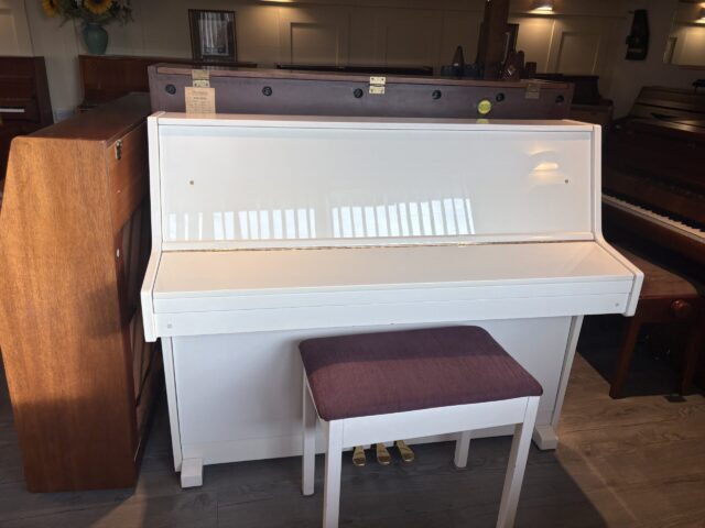 White young Chang piano